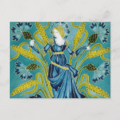 De Flora Art Nouveau van Walter Crane Briefkaart (Voorkant)