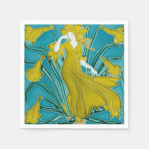 De Flora Art Nouveau van Walter Crane Servet