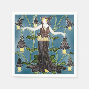 De Flora Art Nouveau van Walter Crane Servet