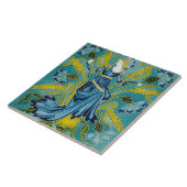 De Flora Art Nouveau van Walter Crane Tegeltje (Zijkant)