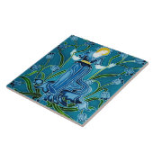 De Flora Art Nouveau van Walter Crane Tegeltje (Zijkant)
