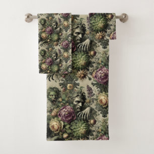 De Florabane Cult - Gotisch Victoriaans Bad Handdoek