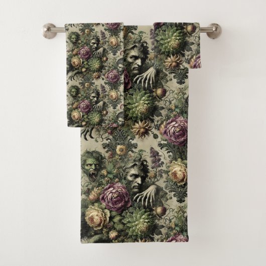 De Florabane Cult - Gotisch Victoriaans Bad Handdoek (Insitu)