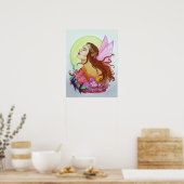 De Floral Fairy Poster (Keuken)