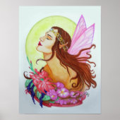 De Floral Fairy Poster (Voorkant)