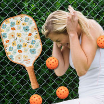 De Floral Pattern Aangepaste tekstnaam van Retro 7