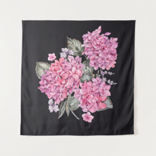 De  Floral van de Waterverf van de zomer met Bloom Wandkleed