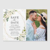 De Florale Geometrische Foto van Ivory sparen de M (Voorkant)