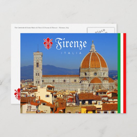 De Florence Dome Briefkaart (Voorkant / Achterkant)