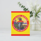 De Florida Alligator Supreme Briefkaart (Staand voorkant)