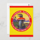 De Florida Alligator Supreme Briefkaart (Voorkant / Achterkant)