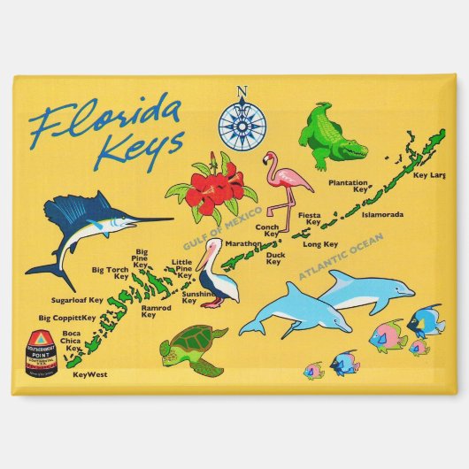 De Florida Keys Magneet (Voorkant)