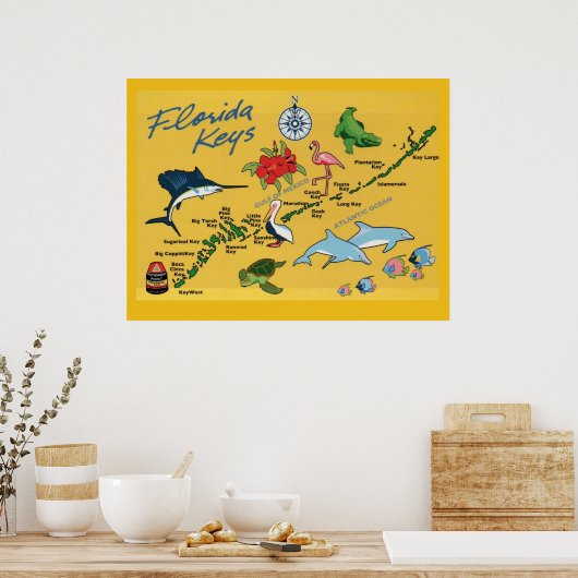 De Florida Keys Poster (Keuken)