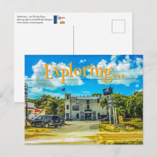 De Florida Keys verkennen Postkaart (Voorkant / Achterkant)