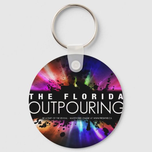 De Florida Uitstorting Sleutelhanger (Voorkant)