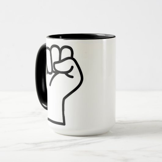 De Flounder op mok! Mok (Voorkant links)