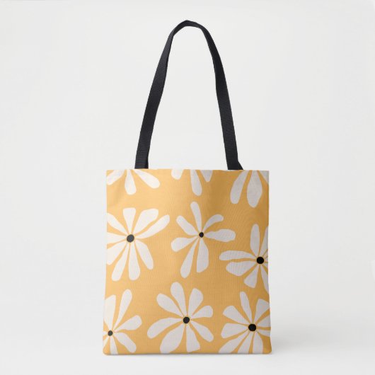 De Flower Power Canvas tas (Voorkant)