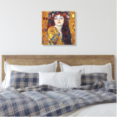 De flower Veil Girl Stretched Canvas (Insitu (Slaapkamer))