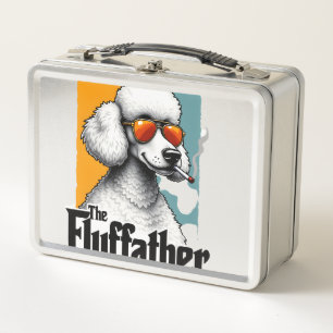 De Fluffather Poodle Vintage Grappige Hond Mafia V