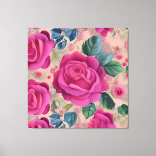 De Fluistering Van Rozen - Zacht En Serene Canvas Afdruk