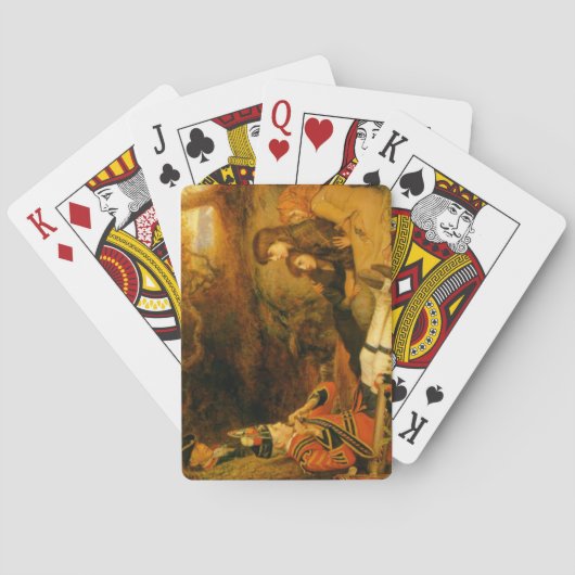 De fluiter (van John Everett Millais) Pokerkaarten (Achterkant)