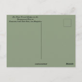 De Flume Covered Bridge New Hampshire Briefkaart (Achterkant)