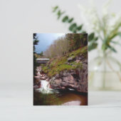 De Flumes, Franconia's Notch, NH Briefkaart (Staand voorkant)