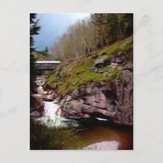 De Flumes, Franconia's Notch, NH Briefkaart