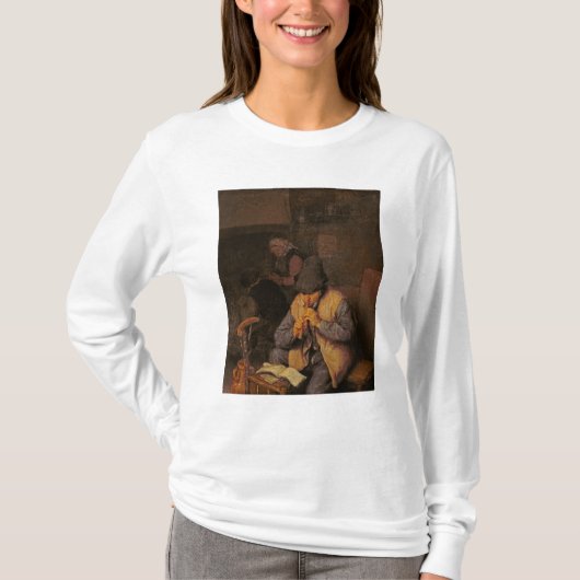 De Flute Player, 17e eeuw T-shirt (Voorkant)