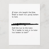De Flute Tutor Briefkaart (Voorkant)