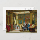 De Fluteplayer" en de echtgenote "Diomedes" Briefkaart (Voorkant / Achterkant)