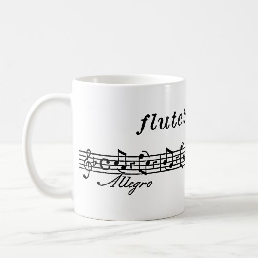De flutetunes.com-Logo Koffiemok (Links)