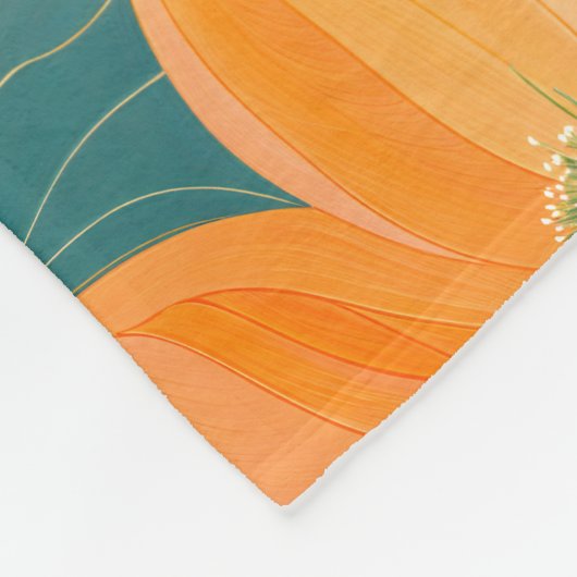 De fluwelen tuin fleece deken (Hoek)