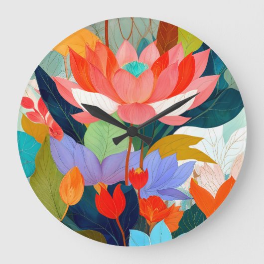 De fluwelen tuin grote klok (Voorkant)