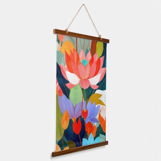 De fluwelen tuin hangend wandkleed (Gebogen)