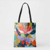 De fluwelen tuin tote bag (Voorkant)