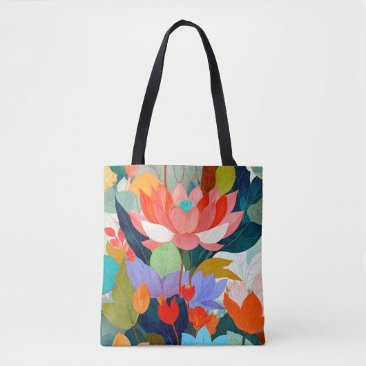 De fluwelen tuin tote bag (Voorkant)