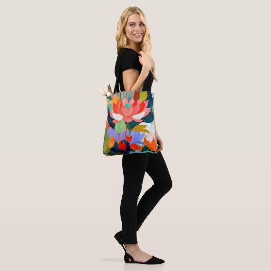 De fluwelen tuin tote bag (Op model)