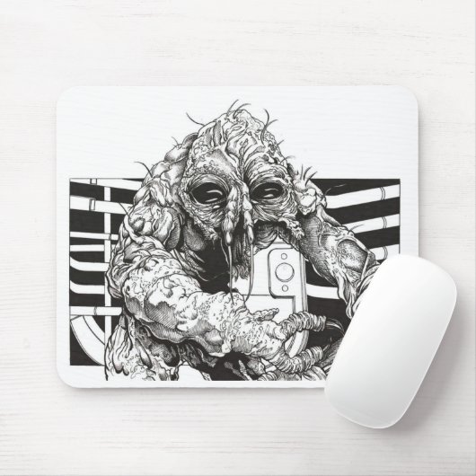 De Fly Brundlefly-horror Muismat (Met muis)