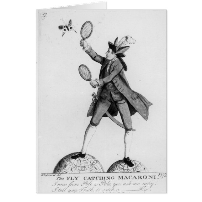 De "Fly Catching Macaroni" (Voorkant)