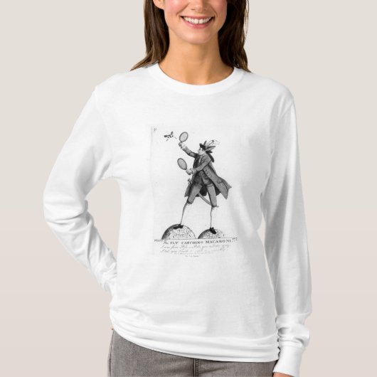 De "Fly Catching Macaroni" T-shirt (Voorkant)