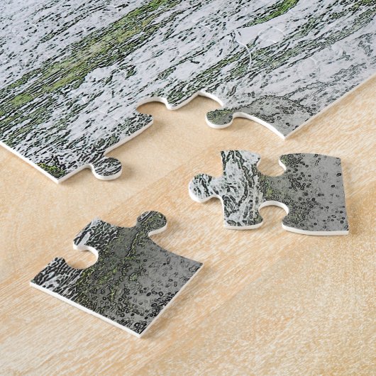 De Fly Fisherman als schilderij Legpuzzel (Zijkant)