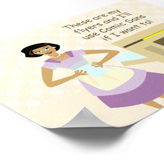 De flyer Design Goddess Poster (Hoek)