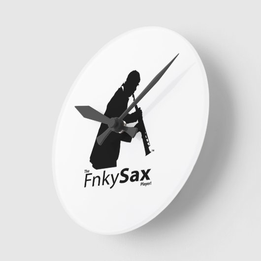 De FnkySax Player wandklok (Hoek)