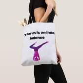 De focus ligt op innerlijke balans tote bag (Dichtbij)