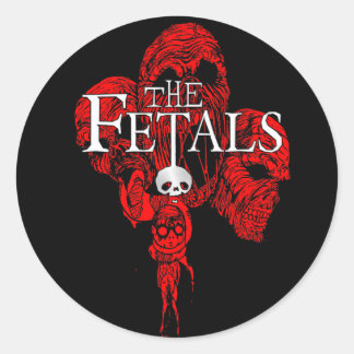 De foetals zombie Logo Sticker
