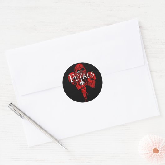 De foetals zombie Logo Sticker (Envelop)