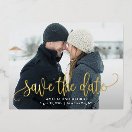 De Folie van de kalligrafie sparen het Briefkaart 