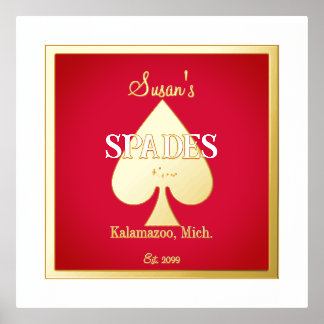De Folie van de Zaal van de Spadt van de Kaart van Afdrukken