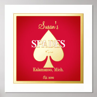 De Folie van de Zaal van de Spadt van de Kaart van Afdrukken